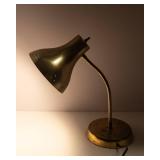 Vintage Metal Gooseneck Desk Lamp