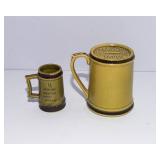 Matching Funny Beer Poem Set – Shot Glass, Ashtray & Coin Bank