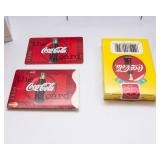 Coca-Cola Collectibles Lot – Mirror, Playing Cards, Ornament & Animated Can