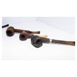 Vintage Tobacco Pipe Lot – Assorted Used Pipes Collection