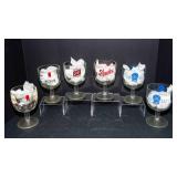 Set of 6 Beer Goblets – Schlitz, PBR, Stroh’s & Michelob Barware