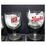 Set of 6 Beer Goblets – Schlitz, PBR, Stroh’s & Michelob Barware
