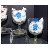 Set of 6 Beer Goblets – Schlitz, PBR, Stroh’s & Michelob Barware