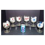 Set of 6 Beer Goblets – Schlitz, PBR, Stroh’s & Michelob Barware