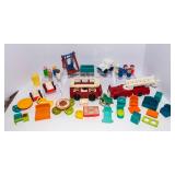 Vintage Fisher-Price Little People Lot – Assorted 1960s & 1970s Figures & Pieces