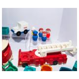 Vintage Fisher-Price Little People Lot – Assorted 1960s & 1970s Figures & Pieces