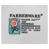 Farberware Winbox Pattern Stoneware Set – Service for 8