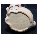 Set of 4 Vintage Ceramic Figurines – Puss n Boots Pitcher, Homco Bird, Pie Bird & Dog