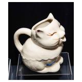 Set of 4 Vintage Ceramic Figurines – Puss n Boots Pitcher, Homco Bird, Pie Bird & Dog