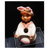 Set of 4 Vintage Ceramic Figurines – Puss n Boots Pitcher, Homco Bird, Pie Bird & Dog