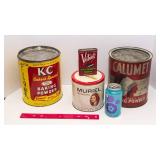 Set of Four Vintage Tins
