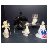 Set of 8 Vintage Avon Bottles – Figural Glass Collectible Lot