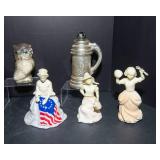 Set of 8 Vintage Avon Bottles – Figural Glass Collectible Lot