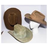 Set of 3 Vintage Hats