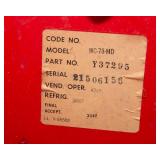 Vintage Coca-Cola Westinghouse WC-78-MD Vending Machine – 1960s Multi-Drink, w/ Key