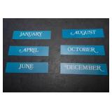 Vintage Hamm’s Beer Bear Perpetual Calendar Sign