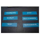 Vintage Hamm’s Beer Bear Perpetual Calendar Sign