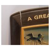 Set of 2 Vintage 1970s Schmidt Beer Scarecrow Signs – “A Great Day for a Schmidt”