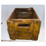 Rare Vintage Yellow Coca-Cola Crate