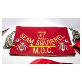 Vintage Military Order of the Cootie (M.O.C.) “Seam Squirrel” Minnesota 47 Hat & Sash