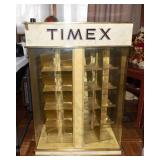 Vintage Timex Lighted Display Case – 1970s Rotating Display (Needs Repair)