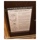 Vintage Timex Lighted Display Case – 1970s Rotating Display (Needs Repair)