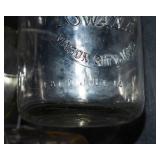 Vintage Glass Jar & Juice Cup Lot – Decker’s Iowana 1908 Patent Jar