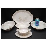 Hutschenreuther Selb Bavaria “The Old Charleston” China Serving Set