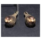 Set of 15 Bird Miniatures – 1983 Royal Cornwall Bisque Porcelain + Plastic Birds