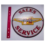 Excelsior Henderson Motorcycles Sales Service Metal Sign