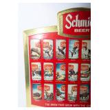 1978 Schmidt Beer “Enjoy 21 Ways” Embossograph Wall Hanging