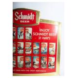 1978 Schmidt Beer “Enjoy 21 Ways” Embossograph Wall Hanging