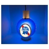 Vintage Pabst Blue Ribbon Hanging Swag Light