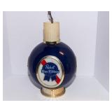 Vintage Pabst Blue Ribbon Hanging Swag Light