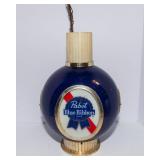 Vintage Pabst Blue Ribbon Hanging Swag Light
