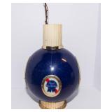 Vintage Pabst Blue Ribbon Hanging Swag Light