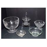 5 Pieces of Intricate Glass