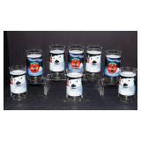 Vintage 1995 Coca-Cola Indiana Glass "Always Cool" Polar Bear 16 Oz Glass Set of 8 with Original Box