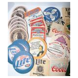 Variety of Vintage Cardboard Coaster