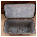 Vintage 7UP Cooler with 2 “7UP The Uncola” Glasses