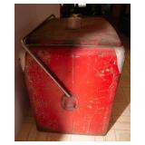 Vintage Metal Coca-Cola Cooler – 1950s Era