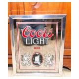 Set of 2 Coors Beer Mirrors – Vintage Bar Wall Decor (12.5” x 19” & 14.5” x 18”)