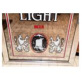 Set of 2 Coors Beer Mirrors – Vintage Bar Wall Decor (12.5” x 19” & 14.5” x 18”)