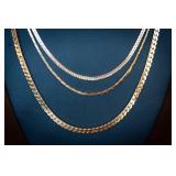 Set of 3 Gold-Tone Necklaces
