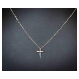 Sterling Silver Cross Necklace