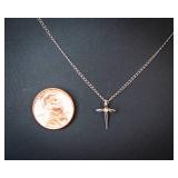 Sterling Silver Cross Necklace