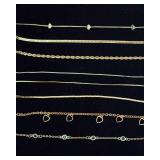 Small Bracelets and Anklet