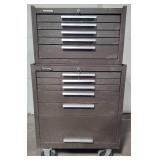 Vintage Kennedy Two-Piece Tool Chests