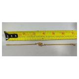 14K Yellow Gold Dolphin 7' Bracelet