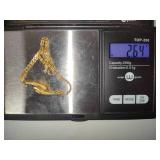 14K Yellow Gold Dolphin 7' Bracelet